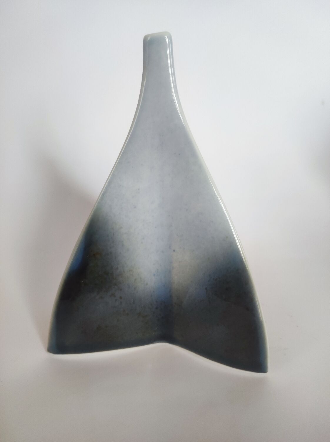 Porcelain vase signed Virebent