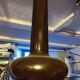 Space age, 3 brown Lita pendant lights
