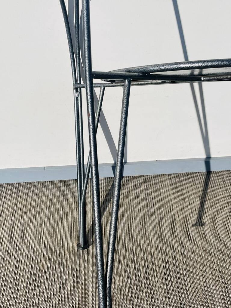 Pair of 'Silver Moon' chairs by Pascal Mourgue - Fermob. Vintage 80s.