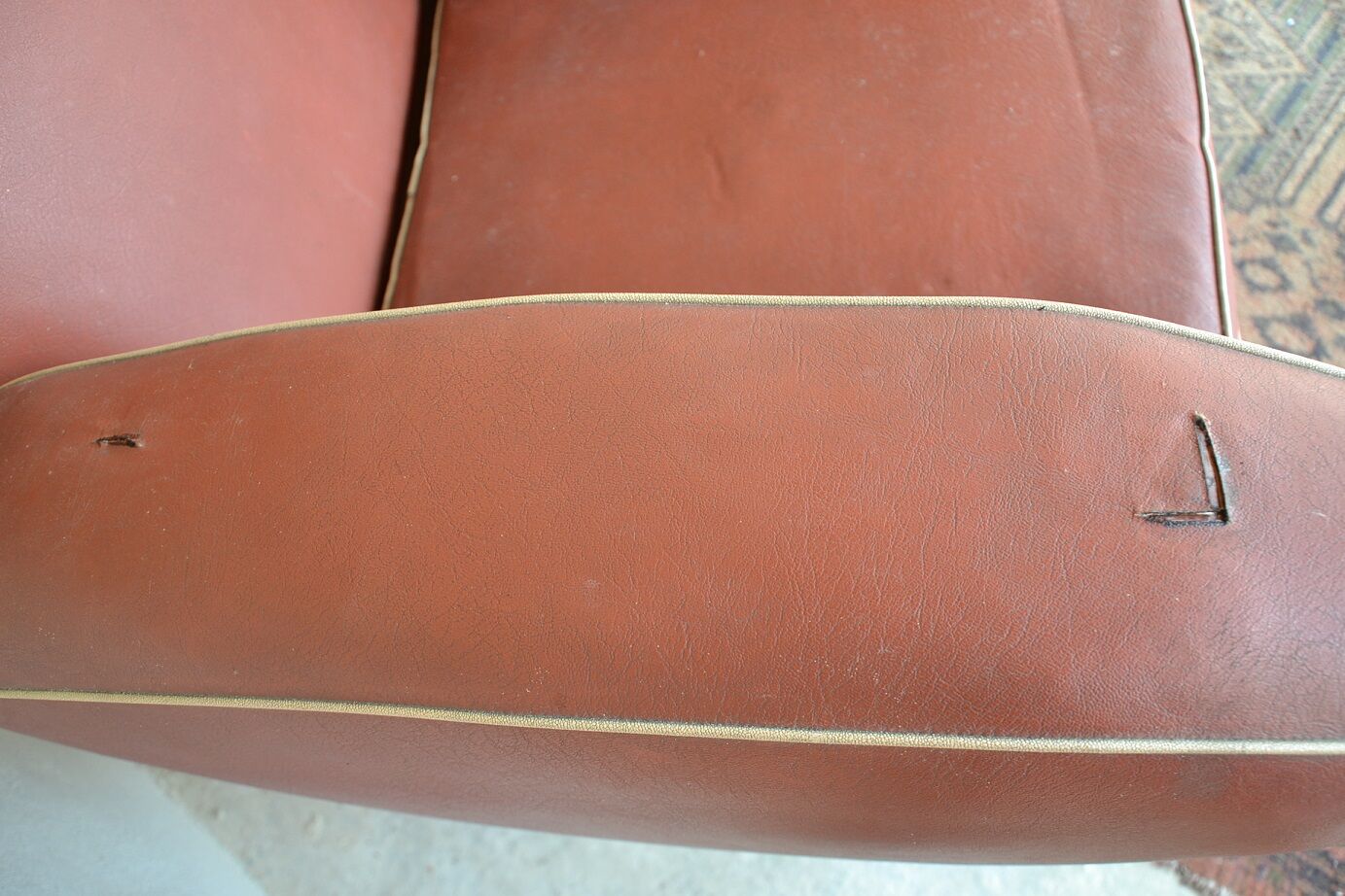 Moustache club armchair