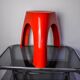 Red elephant stool by vilmer, spain, 1980