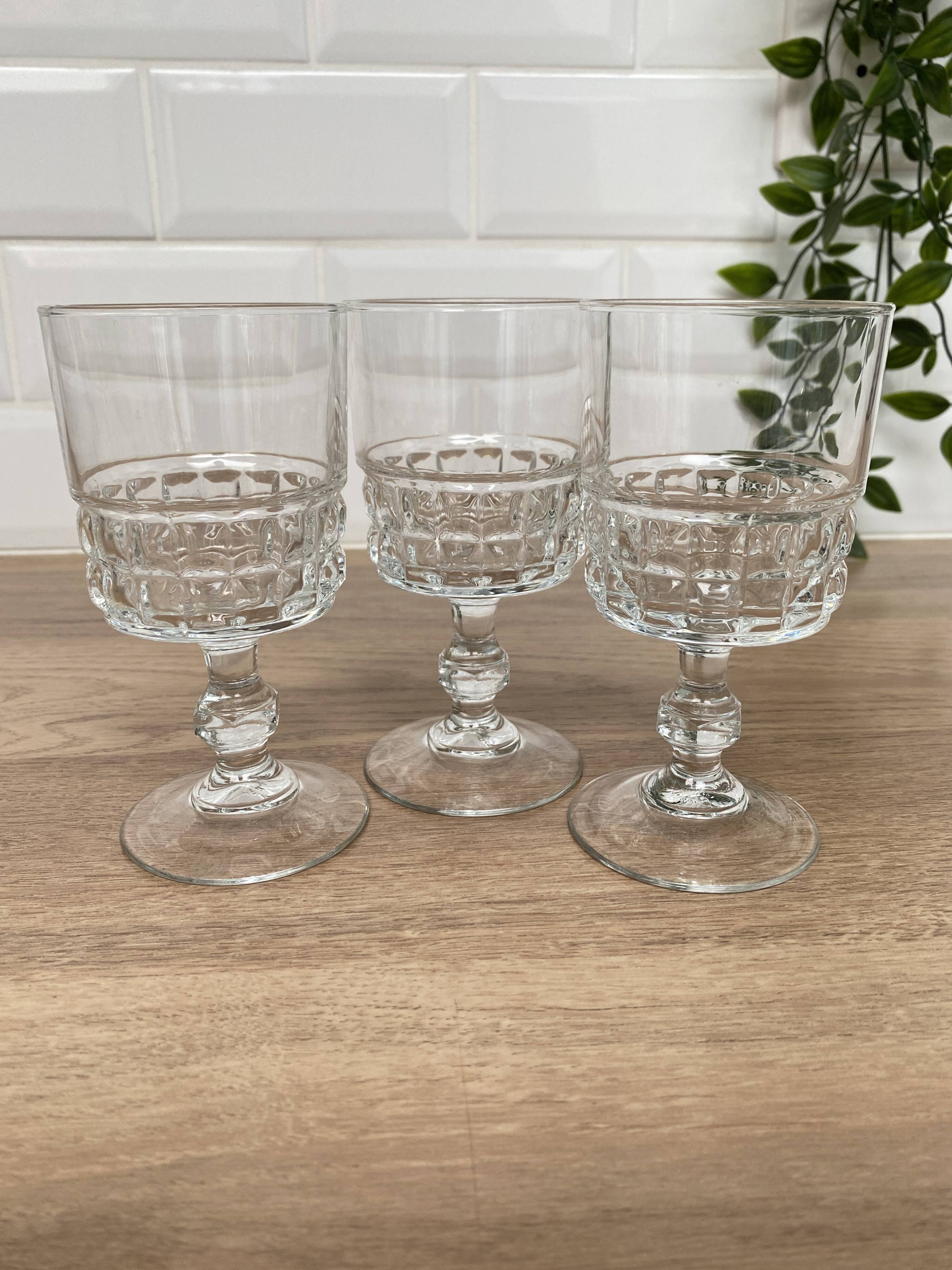 Set de 3 verres à vin rouge Luminarc Quadrille