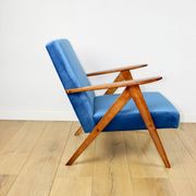B-310 VAR armchair sea blue blue velvet - 2 pieces available