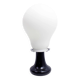 Table lamp made entirely of black and white glass, 1980