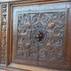 Renaissance oak carved buffet cabinet
