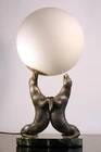 Louis Carvin otter lamp