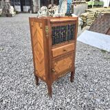 Fake book bedside table with doors