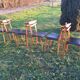 Set de 6 chaises scandinaves