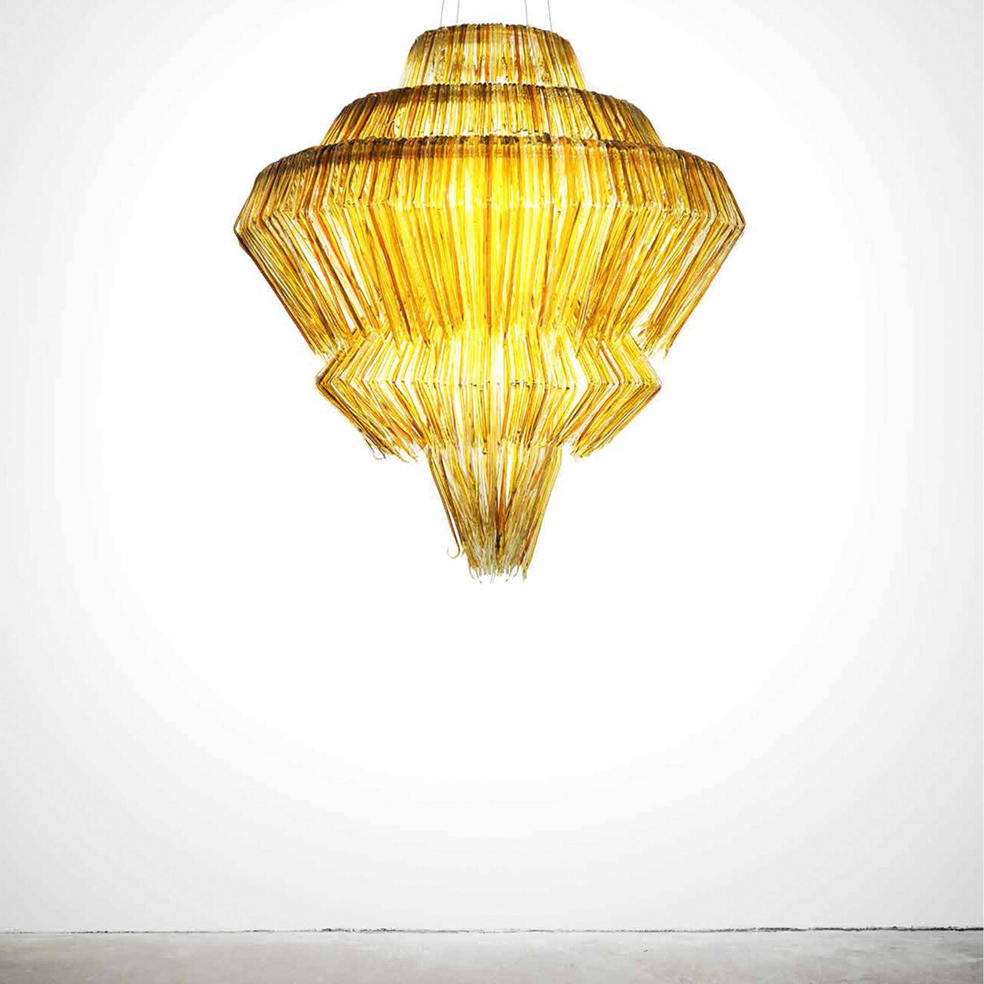 Contemporary Jacopo Foggini Mod Brilli Gold Methacrylate Italian Chandelier