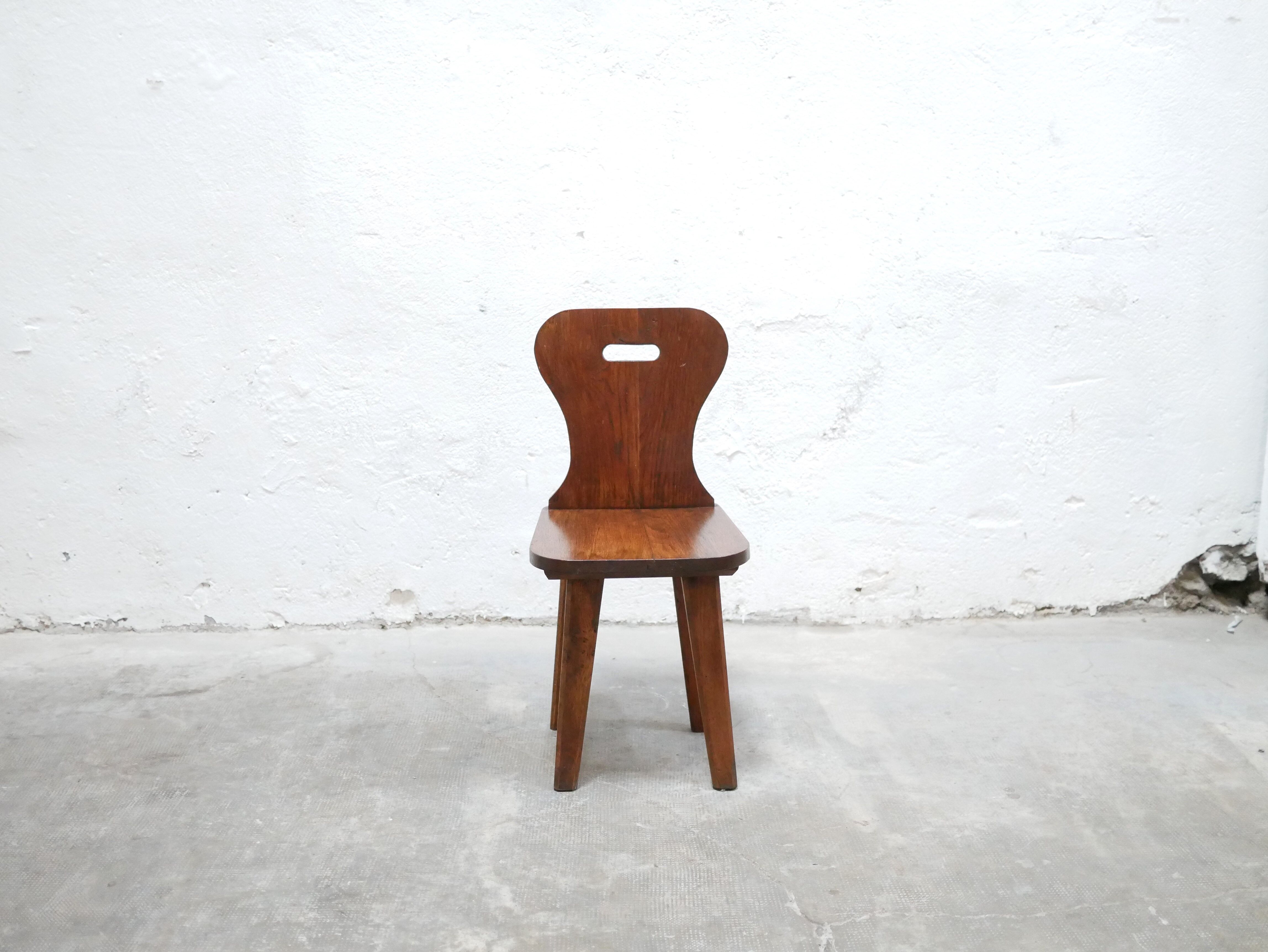 Chaise vintage en bois
