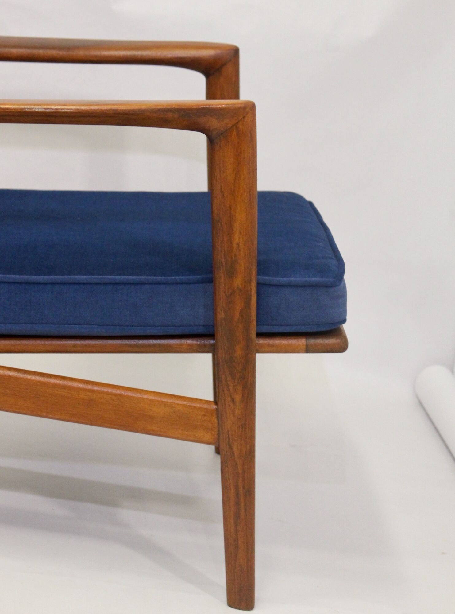 Chair by Stefan de Swarz-dzkie Fabryki Mebli, 1960 blue
