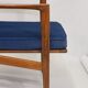 Chair by Stefan de Swarz-dzkie Fabryki Mebli, 1960 blue