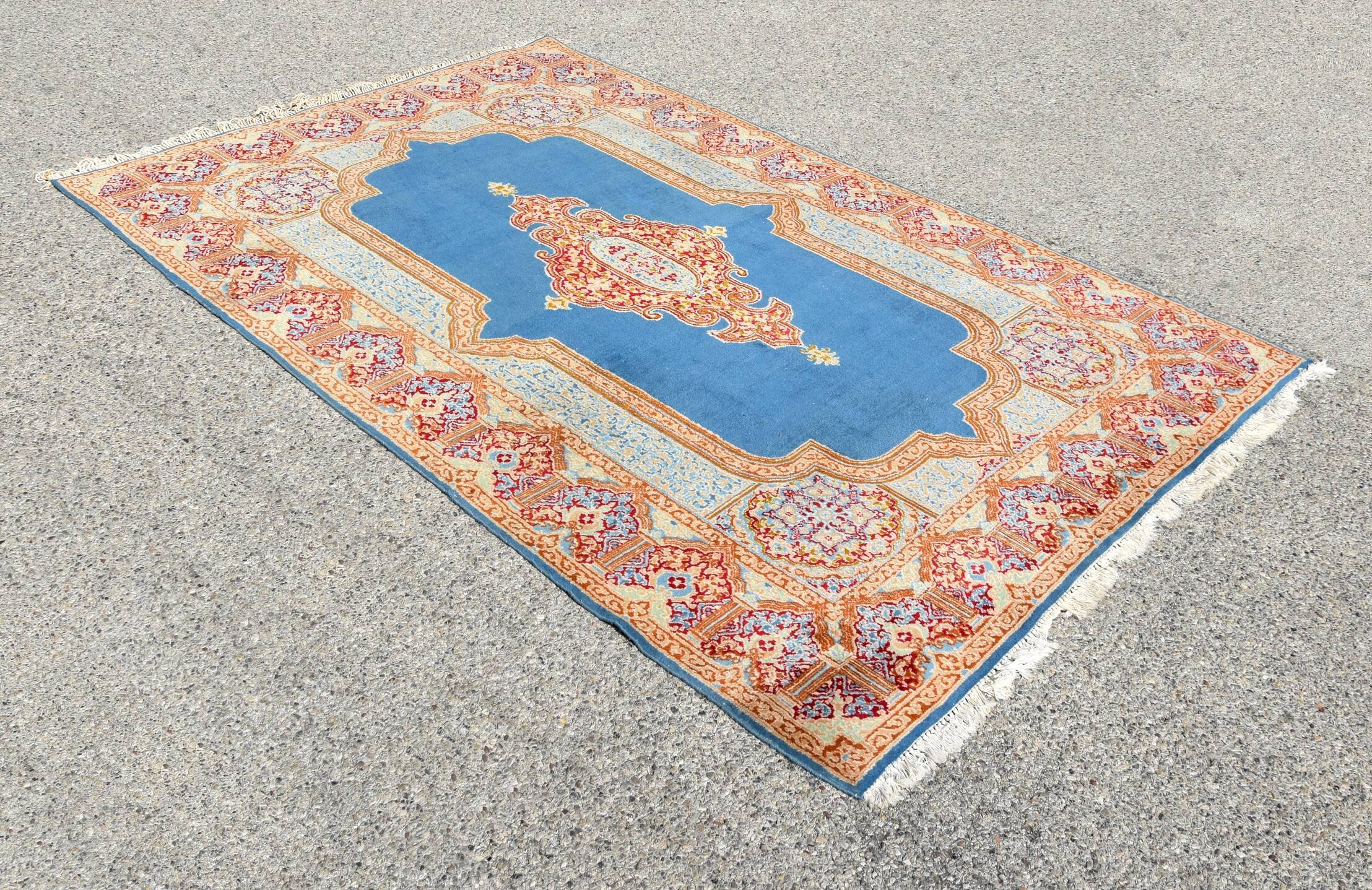 Oriental Persian Iran Kirman rug: 1.84 x 2.86 meters