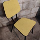 Yellow formica chair 1960