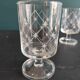 Set of 2 vintage French glasses from Luminarc, with stars