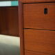 Bureau en teck, design danois, années 1970, design Kai Kristiansen