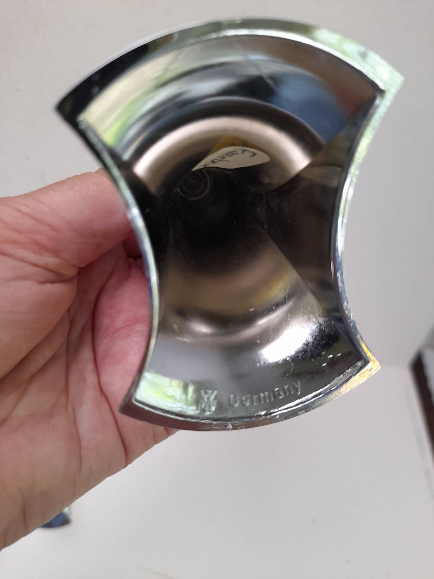 Set of 5 modular chrome candle holders WMF