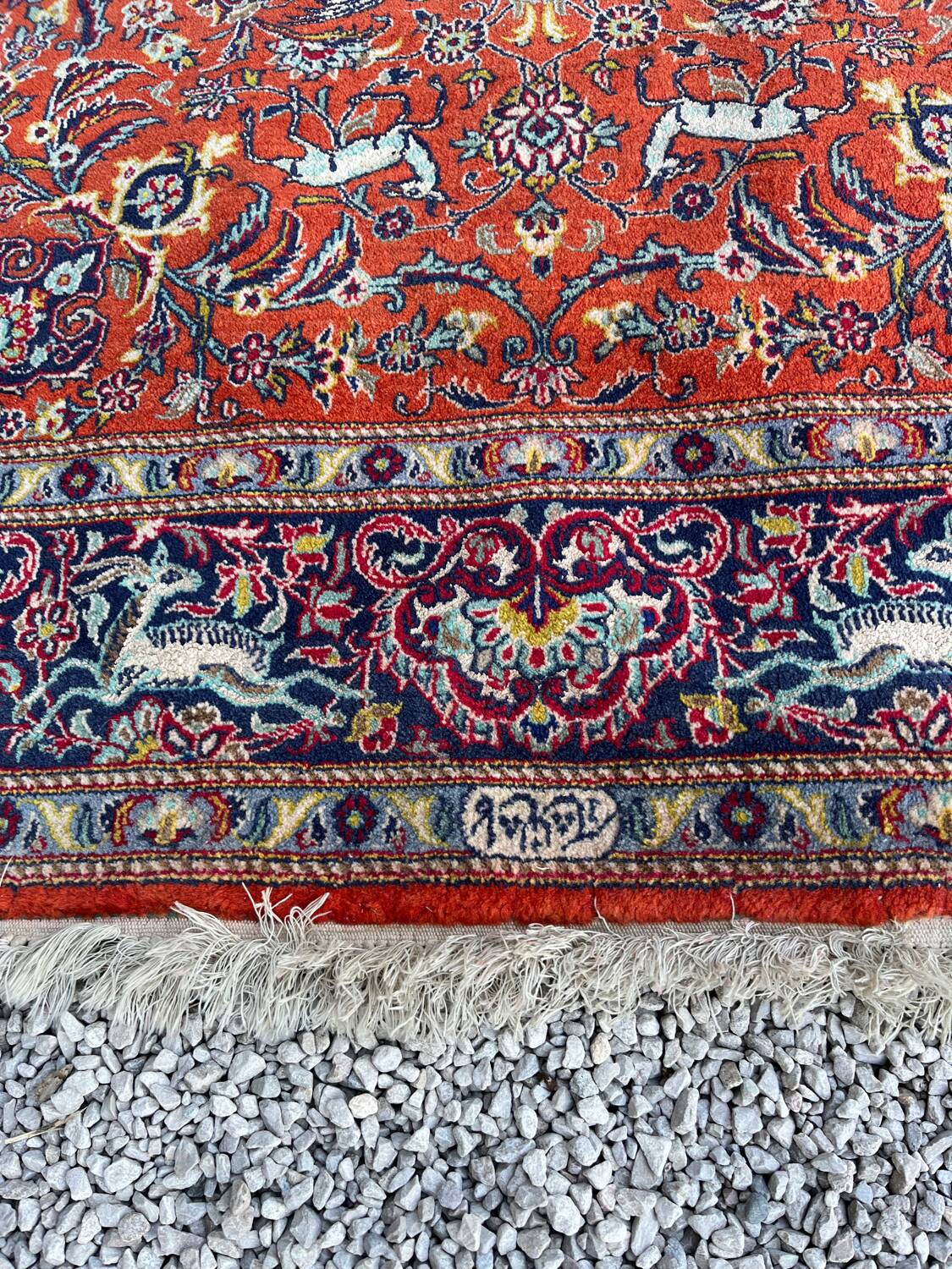 Very large antique Persian rug