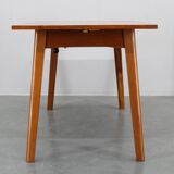 Table à manger extensible en chêne des années 1960, Allemagne