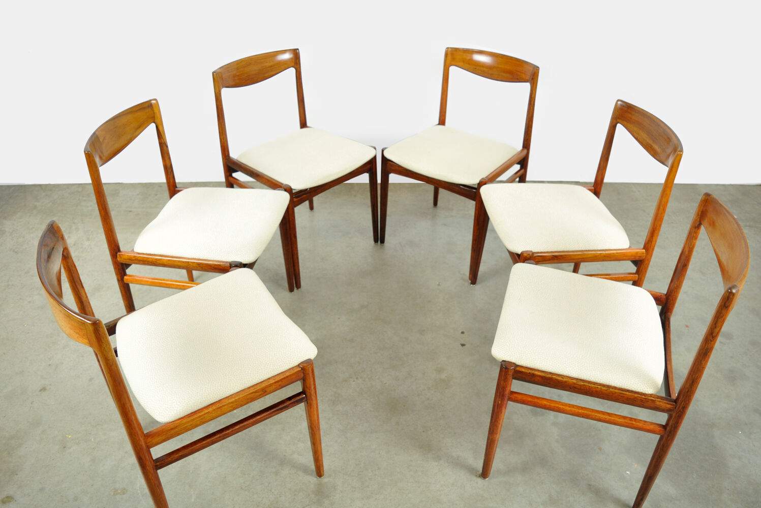 Set of 6 vintage diningchairs by Lübke (Interlübke), Germany 1960s