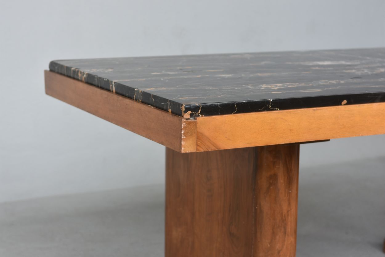 Dining room table 1940 rosewood tray in portr