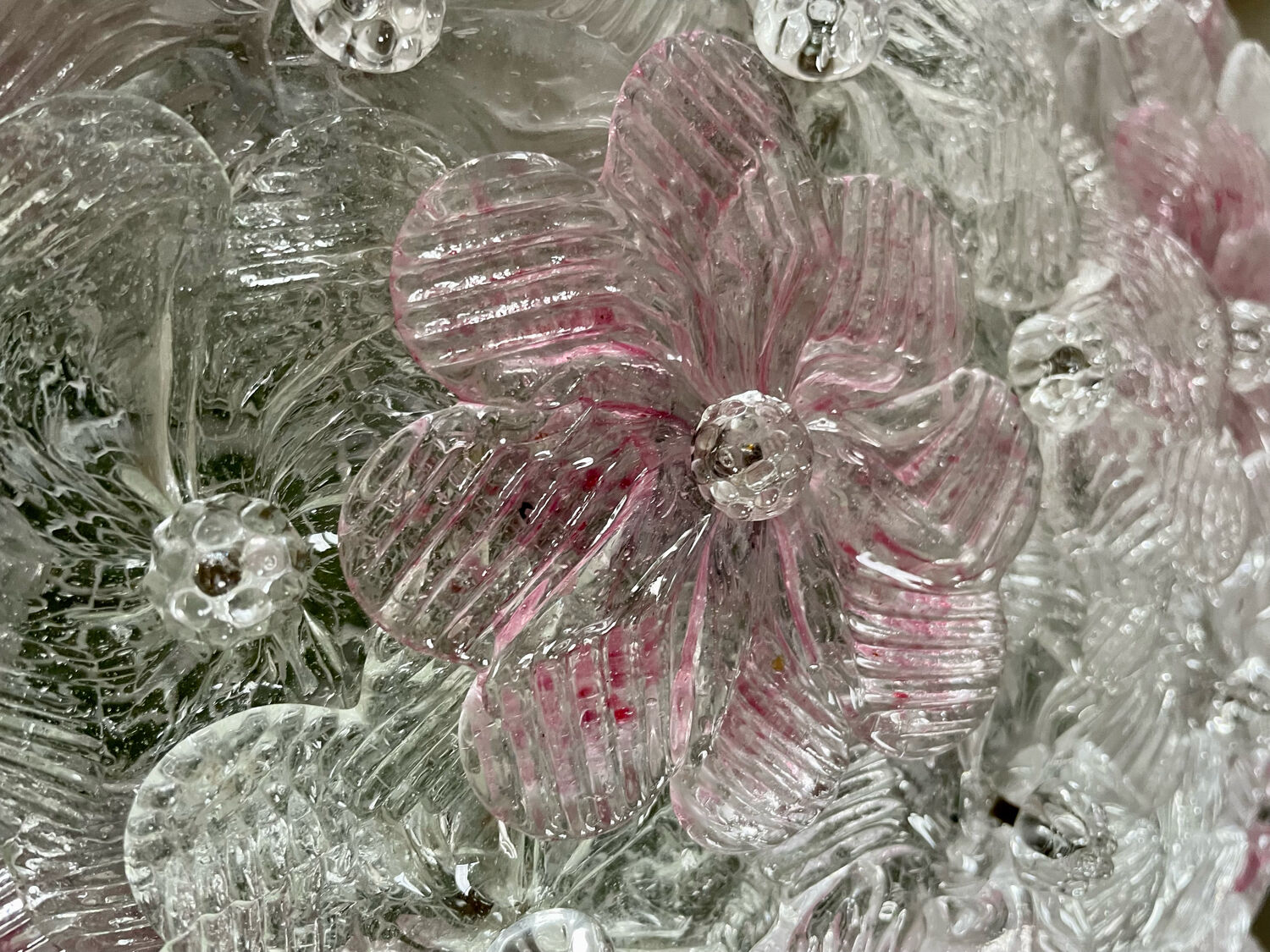 Murano glass ceiling light 53cm