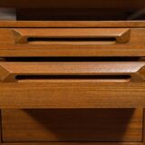 Mid-Century Teak Desk by I.B Kofod-Larsen for Seffle Möbelfabrik, Sweden, 1950s