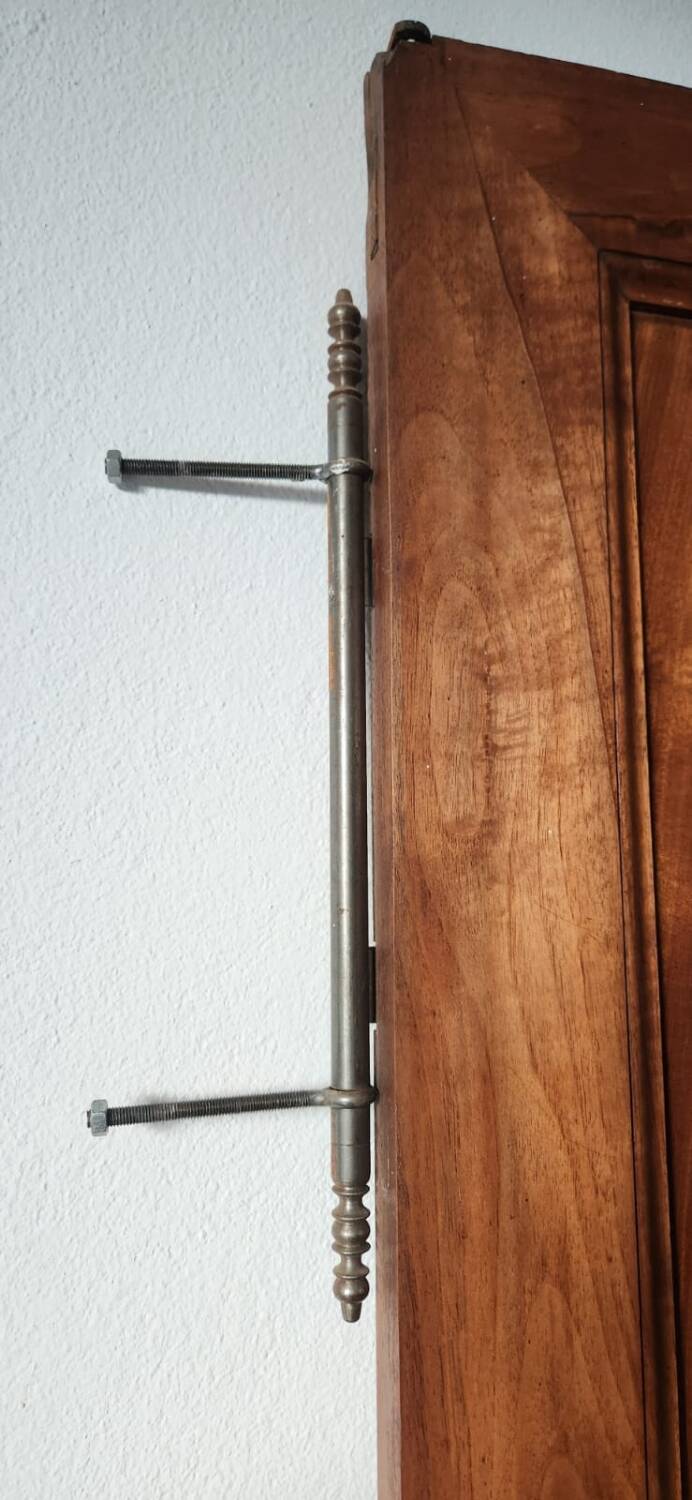 Antique walnut cabinet doors