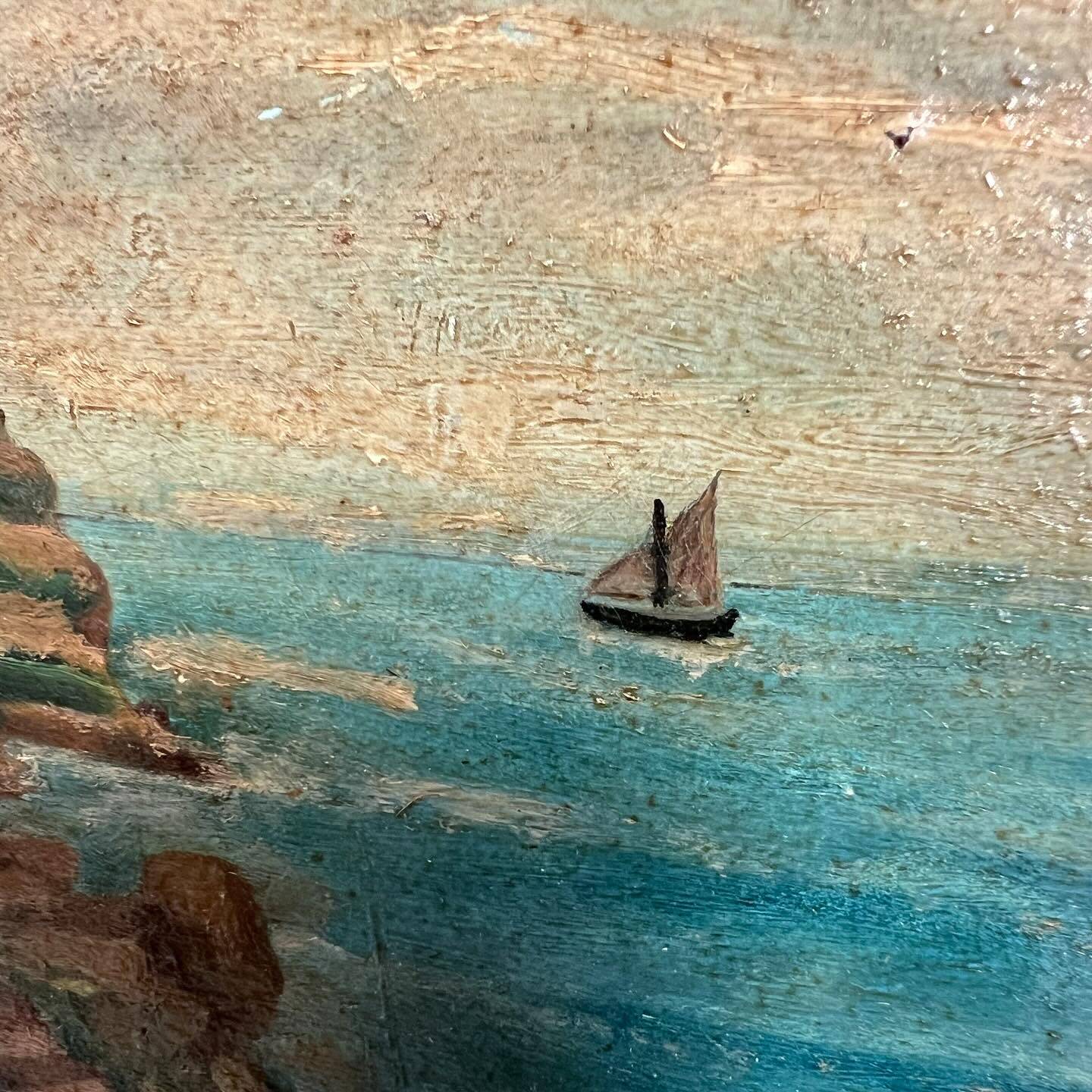 Brittany seaside marine painting