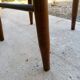 Lot de 4 chaises bois cannées