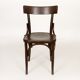 Chaise bistrot milano archi assise bois teinté noyer