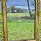 Antique Louis Philippe mirror, slightly demercurized, as is.
