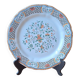 Gien earthenware plate "Rouen at Sainfoin"