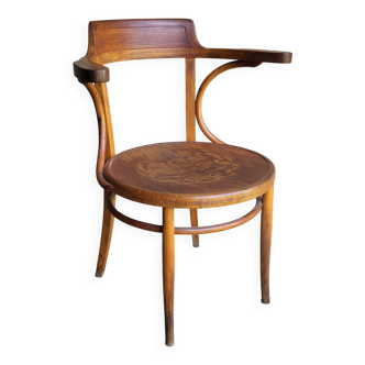 Fauteuil Art Nouveau Horgen Glarus / Glaris