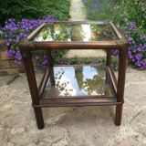 Coffee table piece of rattan sofa