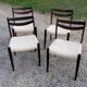 Set of 4 Scandinavian style chairs from the 70s