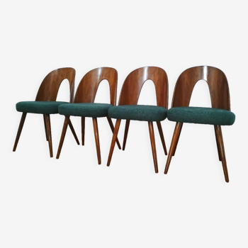 Set of four chairs, designed by A. Suman, Tatra Nabytok, Czechoslovakia, 60s