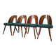 Set of four chairs, designed by A. Suman, Tatra Nabytok, Czechoslovakia, 60s