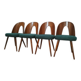 4 chaises, conçu par A. Suman, Tatra Nabytok, Tchécoslovaquie, années 60