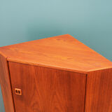 Corner cabinet teak, Danish design, 70's