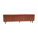 Teak veneer sideboard