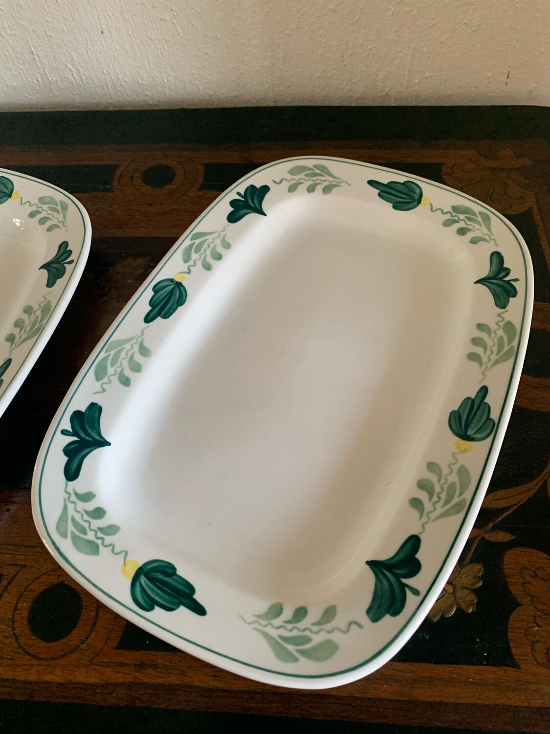 Pair of Royal Boch plates