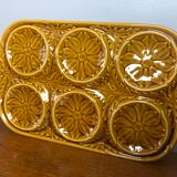 Vintage ceramic aperitif tray Gien