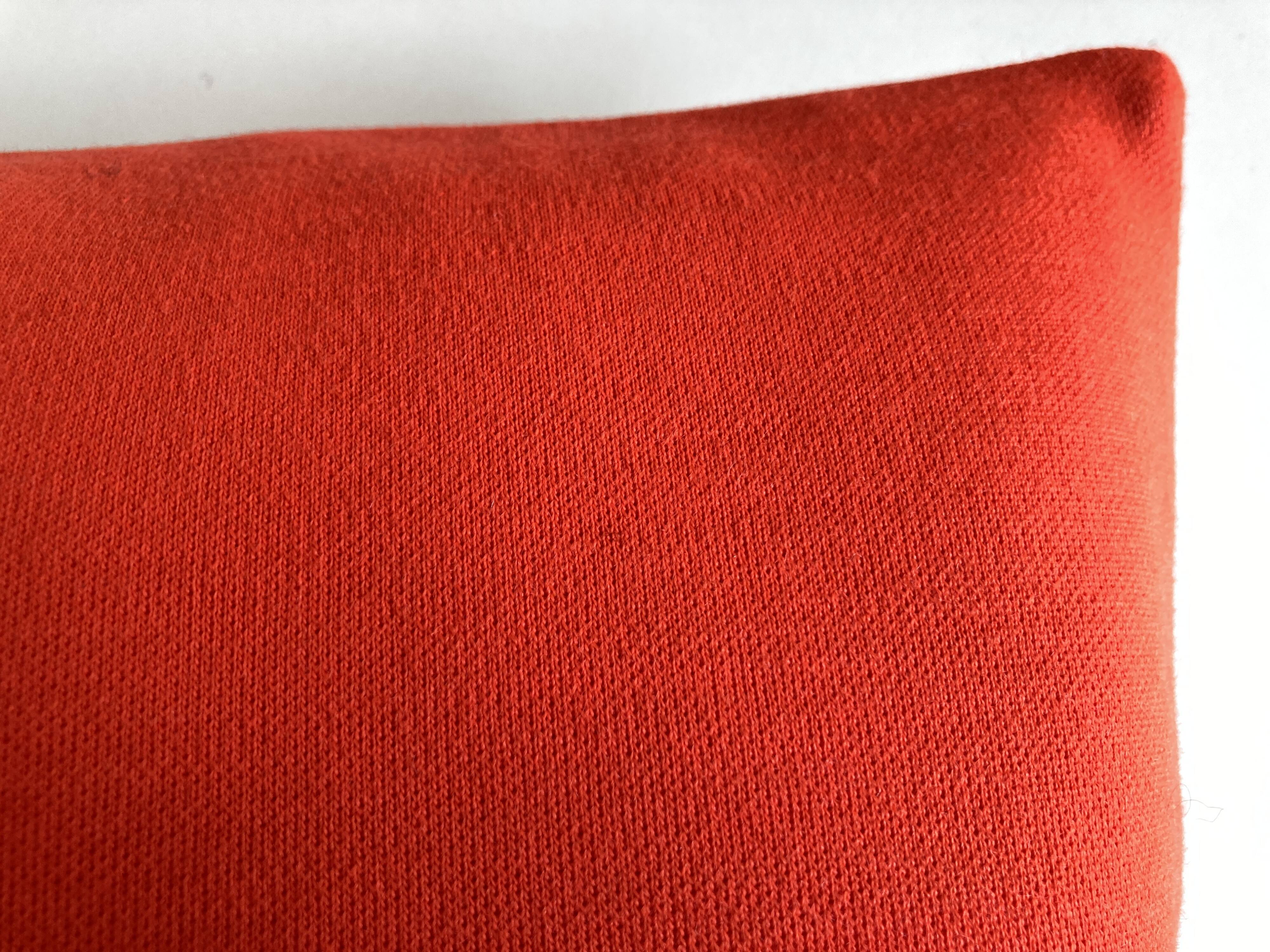Racine space age 1960 wool jersey cushion on both sides