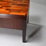 Rosewood desk by Jean Gillon for Italma. Brazil 1970's