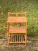 Vintage 3-tier bamboo and rattan shelf