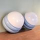 Pair of Monoprix X Goodmoods designer wall lights - post-modern opaline glass
