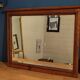 Beveled mirror solid wood molding