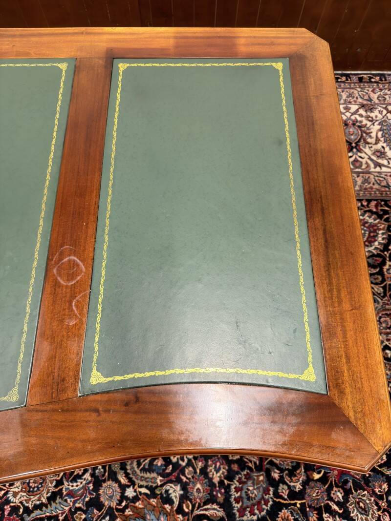 Classic English Chesterfield Partnerdesk Desk