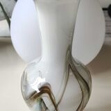 Vase in vintage blown opaline glass